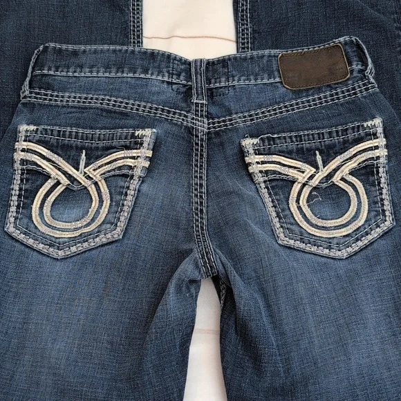 Mens Big Star Pioneer Bootcut 32R Sexy Denim Jeans Medium Wash No Distressing